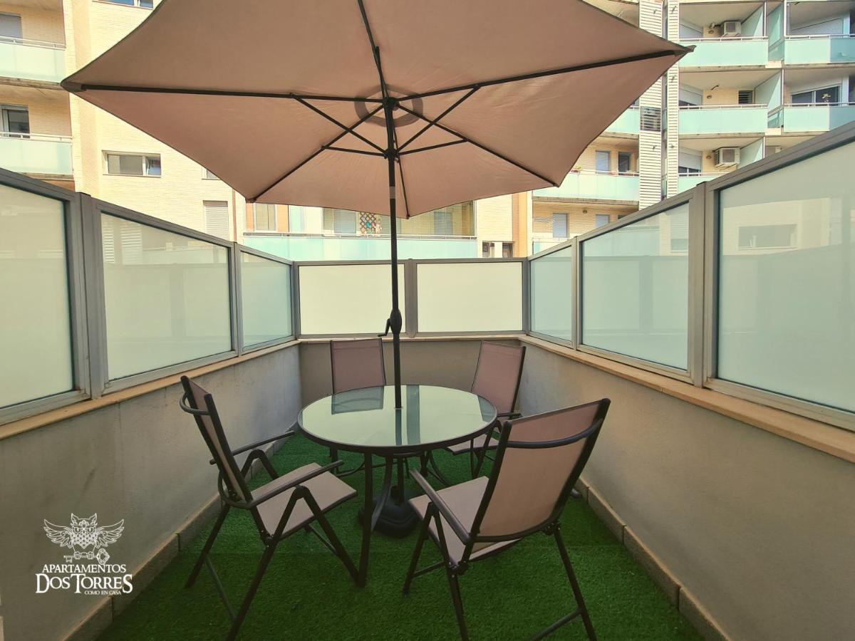 Dos Torres Las Comarcas - Amplia Terraza Y Estacionamiento Gratuito Zaragoza Kültér fotó